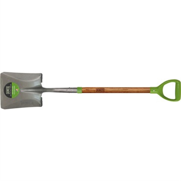 Ames D-Grip Wood Handle Transfer Shovel 9.75in L x 5in W x 61.25in H