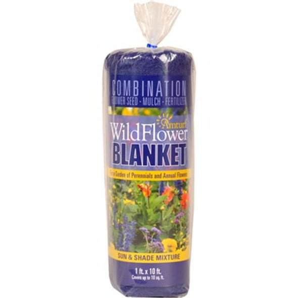 Amturf Ultra Wildflower Seed Blanket 10sq ft