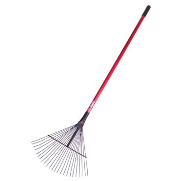 Bully Tools 24-Tine Thatching & Leaf Rake 25in W x 63in H