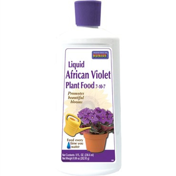 Bonide Liquid African Violet Food 7-10-7 8oz Drip Top Bottle