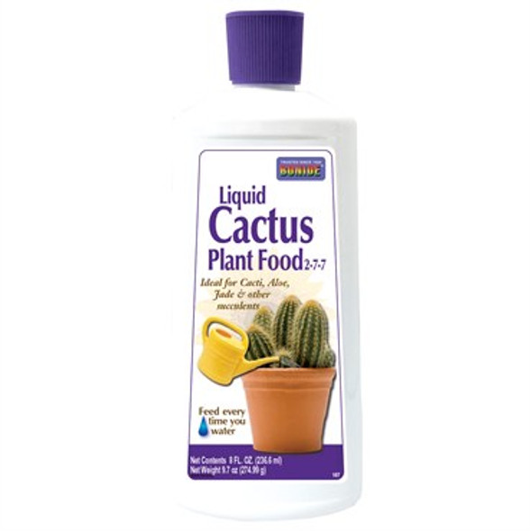 Bonide Liquid Cactus Food 2-4-7 8oz Drip Top Bottle