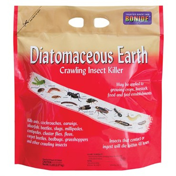 Bonide Diatomaceous Earth Crawling Insect Killer 5lb Bag