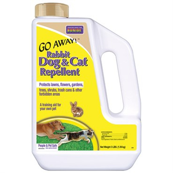 Bonide Go Away! Rabbit, Dog & Cat Repellent 4 lb Granular