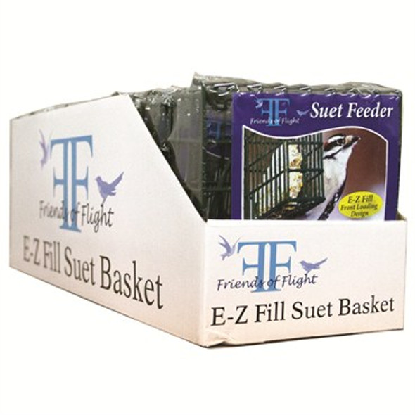 FOF Forest Green EasyFill Wire Suet Basket