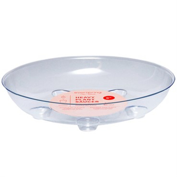 CWP 6" Carpet SaverHeavy Footed Saucer