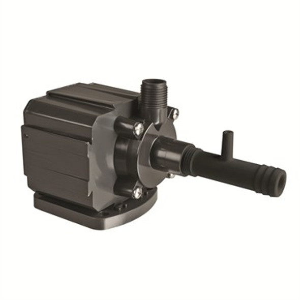 EG Danner Supreme Hydroponics Recirculating Aerating Water Pump Model 7 - Max Flow 700gph / 1/2in FPT Inlet & MPT Outlet & 1/2in Barbed Outlet Adaptor