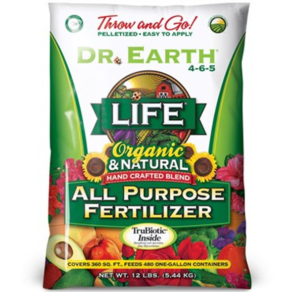 Dr. Earth Life All Purpose Fertilizer 4-6-5 12lb Bag