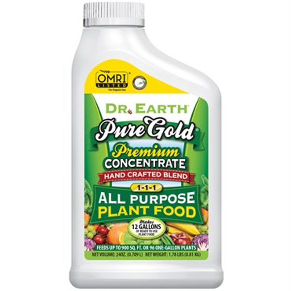 Dr Earth 24oz Conc PureGold All Purp Liq Fert