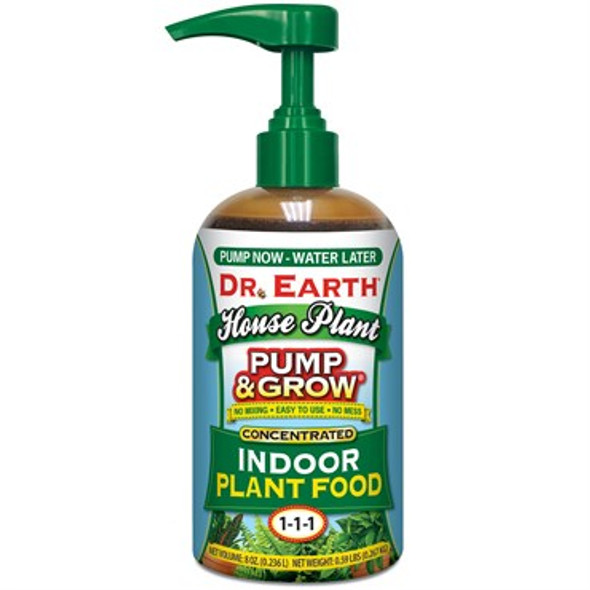Dr Earth 8oz Pump & GrowHouse Plant Liq Food