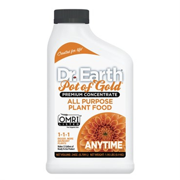 Dr Earth 24oz Con PotGold All Purp Liq Fert