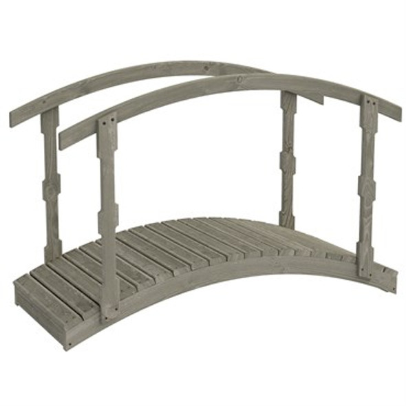 European Garden Living Petit Garden Bridge Dove Gray - 73in L x 30in W x 15in H