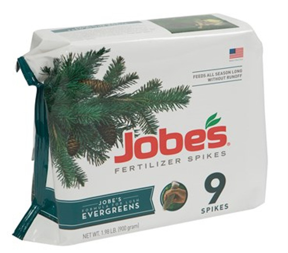 Jobe's Fertilizer Spikes Evergreen Tree & Shrub 11-3-4 9pk