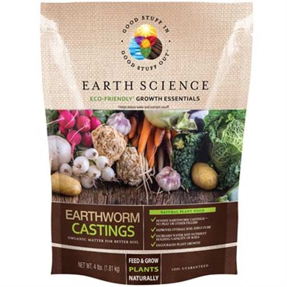 Earth Science Earthworm Castings 4lbs