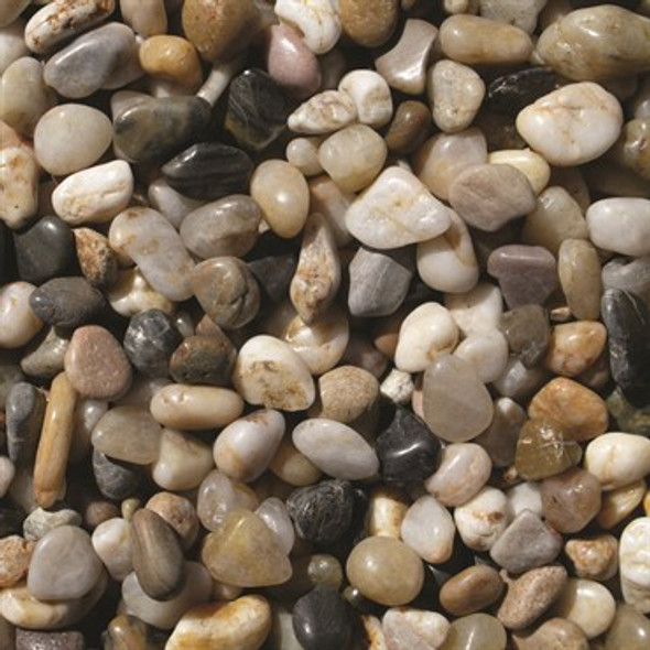 Exotic Pebbles Polished Gravel Mixed - Small 3/8in - 5lb Bag