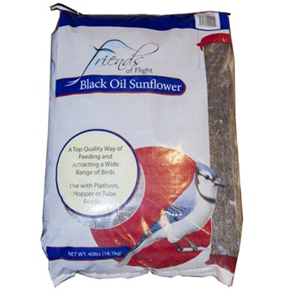 Friends of Flight Black Oil Sunflower Seed 40lb Bag