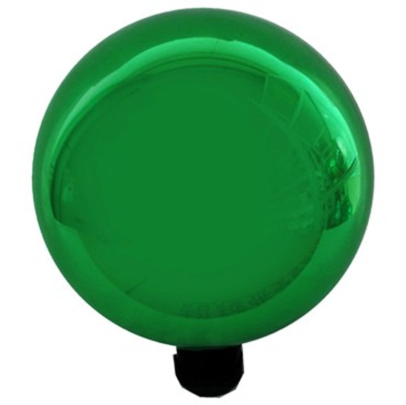 Gardener Select Glass Gazing Globe Metallic Green - 10in