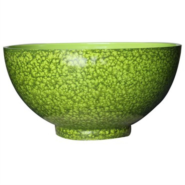 Gardener Select Bowl Planter Bubbled Green - 13in Diam x 6.5in H