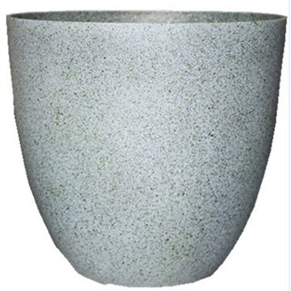 Gardener Select Egg Planter Granite - 16.8in Diam x 18in H