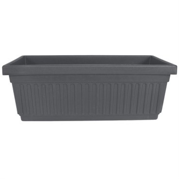 HC Companies Venetian Flower Boxes Warm Gray - 24in Planter / 23.5in L x 6.75in W x 6.375in H