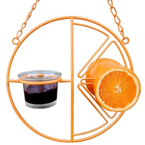 Heath Clementine & Jelly Oriole Feeder Holds 2oz Jelly & 2 Pieces of Fruit
