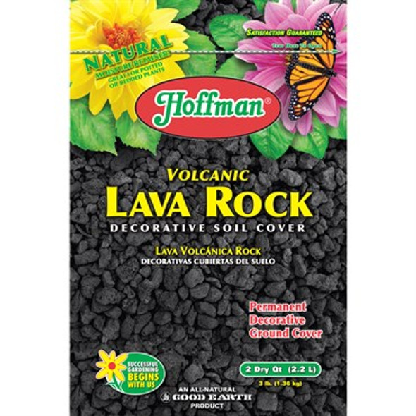 Hoffman Volcanic Lava Rock Black 2qts