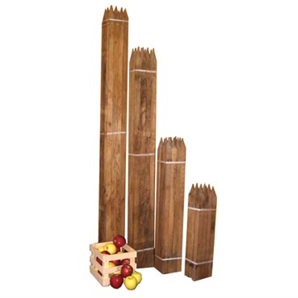 Martin's Native Lumber Heavy-Duty Hardwood Stake 2in W x 2in D x 5ft H