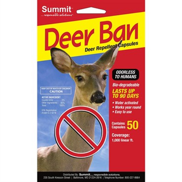 Summit Deer Ban Deer Repellent Capsules 50pk