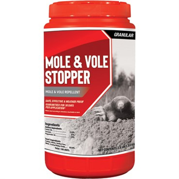 Messina Mole & Vole Stopper Animal Repellent 2.5lb Shaker Jug