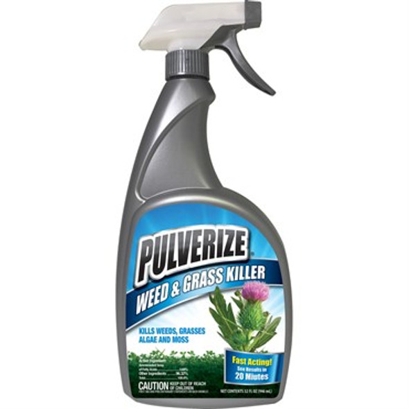 PULVERIZE Weed & Grass Killer 32oz Ready to Use with Trigger Sprayer