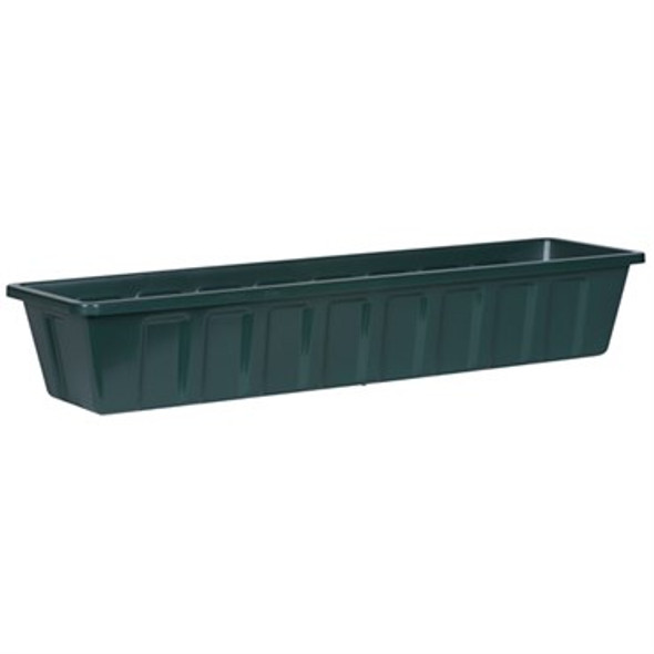 Novelty Poly-Pro Flower Box Planter Hunter Green - 30in