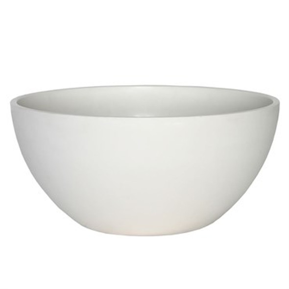 Novelty Artstone Napa Bowl White - 10in