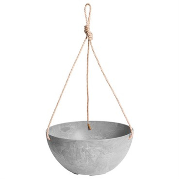 Novelty Artstone Hanging Napa Bowl Grey - 10in