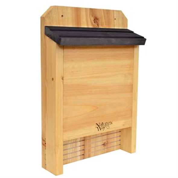 Nature's Way Cedar Single Chamber Bat House 15In H x 10In W x 3.5 D