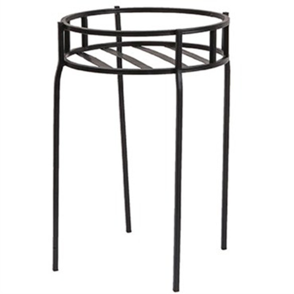 Panacea Contemporary Plant Stand Black-15.5in H