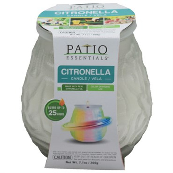 Patio Essentials LED Color Citronella Changing Candles Polenesian Style