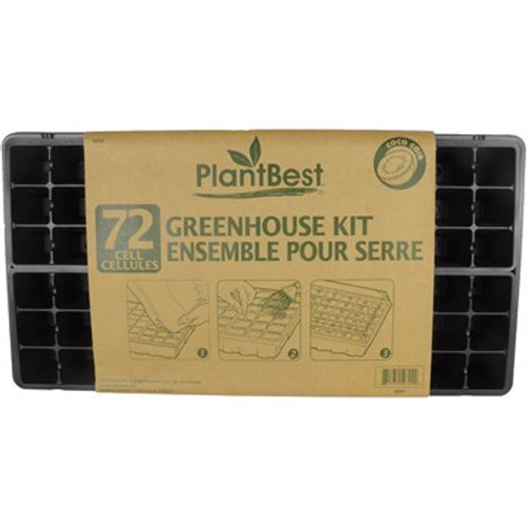 PlantBest Seed Starting Greenhouse Kit - 72 Cell 72 Cells