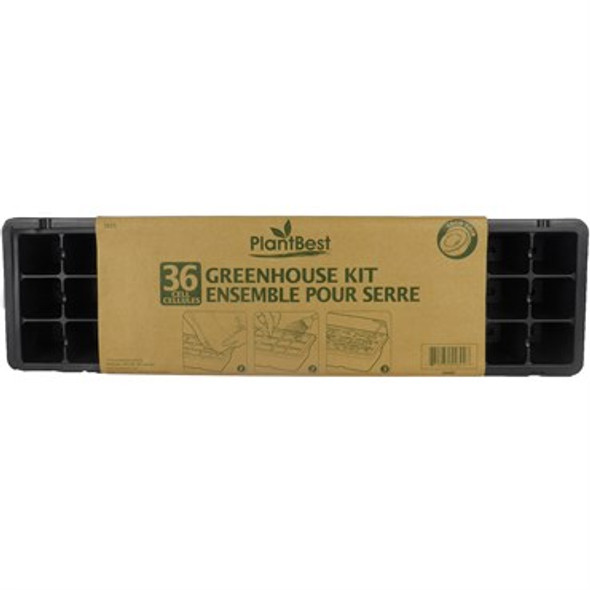 PlantBest Greenhouse Seed Starter Kit - 36 Cell 36 cell plastic