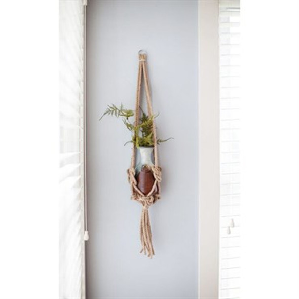 Primitive Planters Natural Knotted Rope Hanger Natural - 36in H