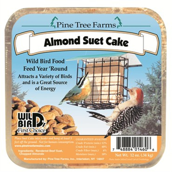 Pine Tree Farms Almond Suet Cake 12oz
