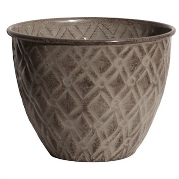 Robert Allen Home & Garden Diamond Planter Greige - 5in