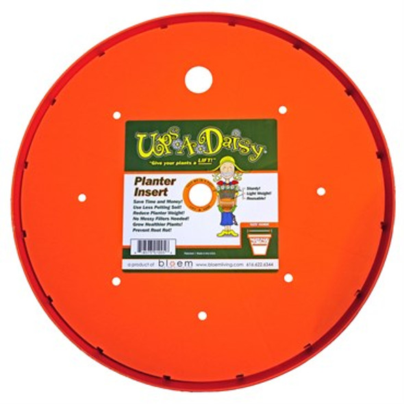 Bloem Ups-A-Daisy - Round Orange - 10in Diam