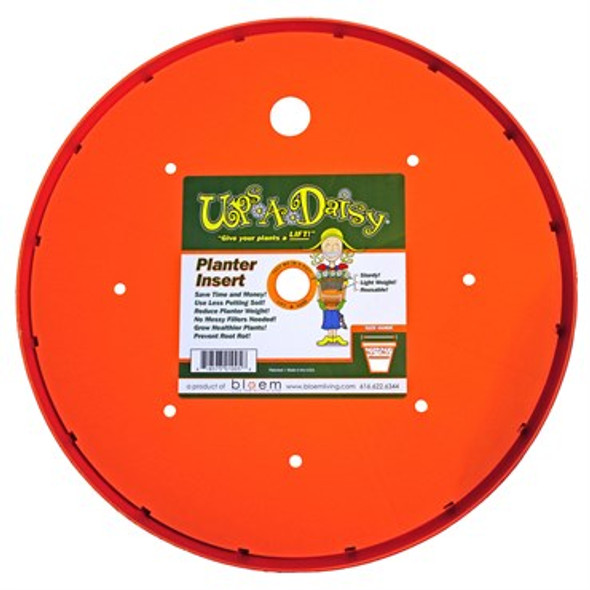 Bloem Ups-A-Daisy - Round Orange - 14in Diam