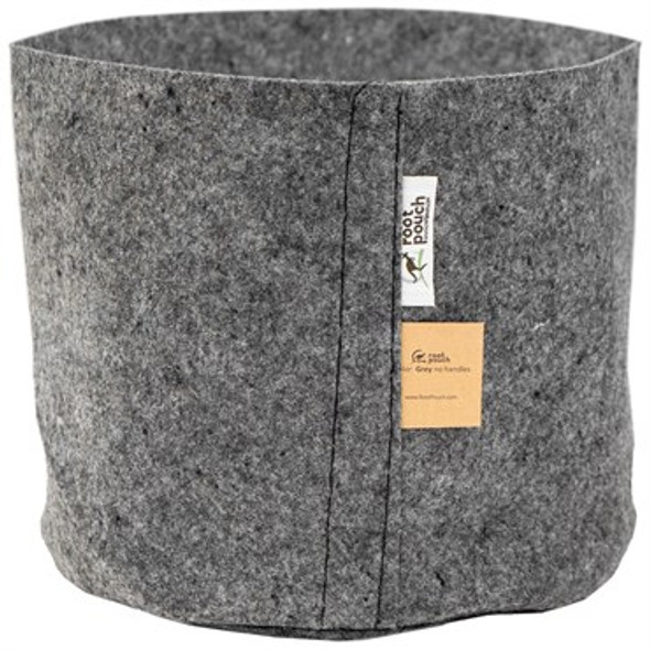 Root Pouch Fabric Container Grey No Handles Grey 3gal - 10inW x 8.5inH, no handles