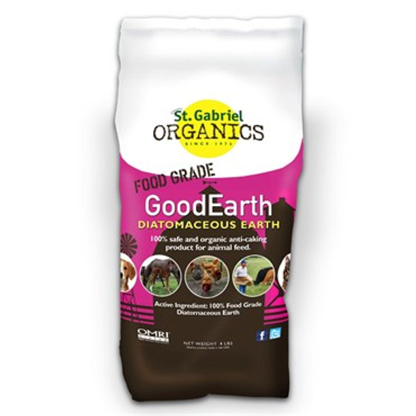 St Gabriel Organics GoodEarth Food Grade Diatomaceous Earth 4lb Bag
