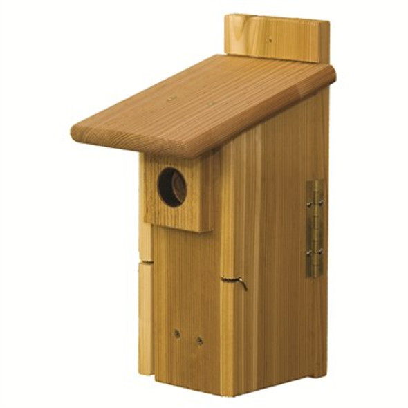 Stovall Ultimate Bluebird House with Viewing Window 9in L x 6.75in W x 14.5in H
