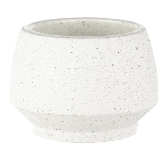 Syndicate Home & Garden Stoneware Tapered Pot White - 2in