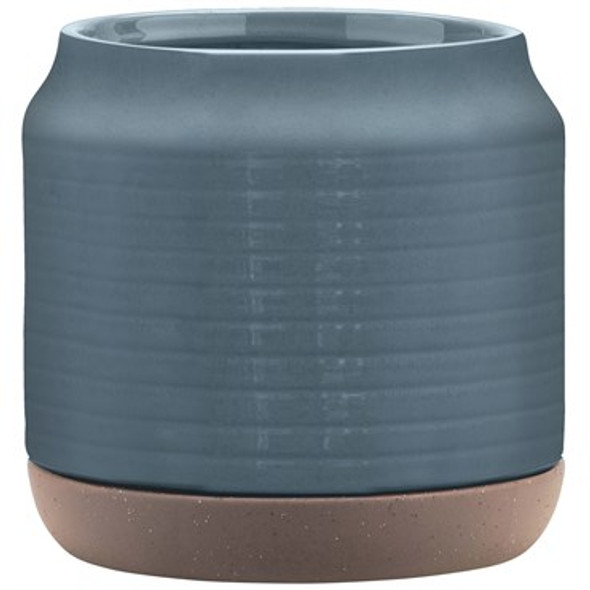 Southern Patio Oakland Planter Blue Finish - 8in