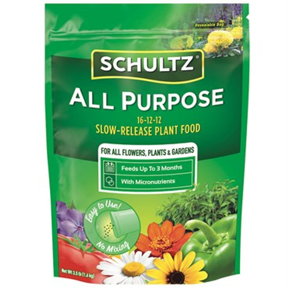 Schultz All Purpose Slow Release Plant Food 16-12-12 3.5lbs