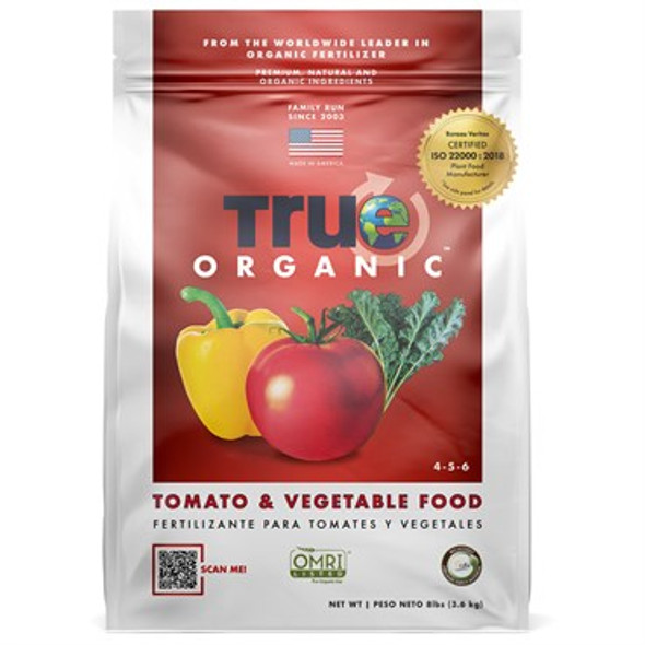 True Organic Tomato & Vegetable Food 8lb