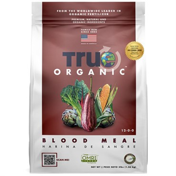 True Organic Blood Meal 3lb Resealable Bag